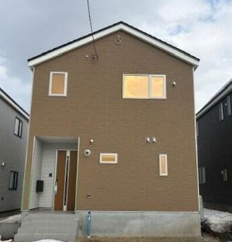 外観パース１号棟です。